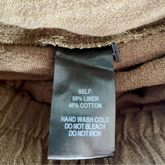 Lulus Jordine Olive Green Button Front Skort size large - Picture 10 of 13